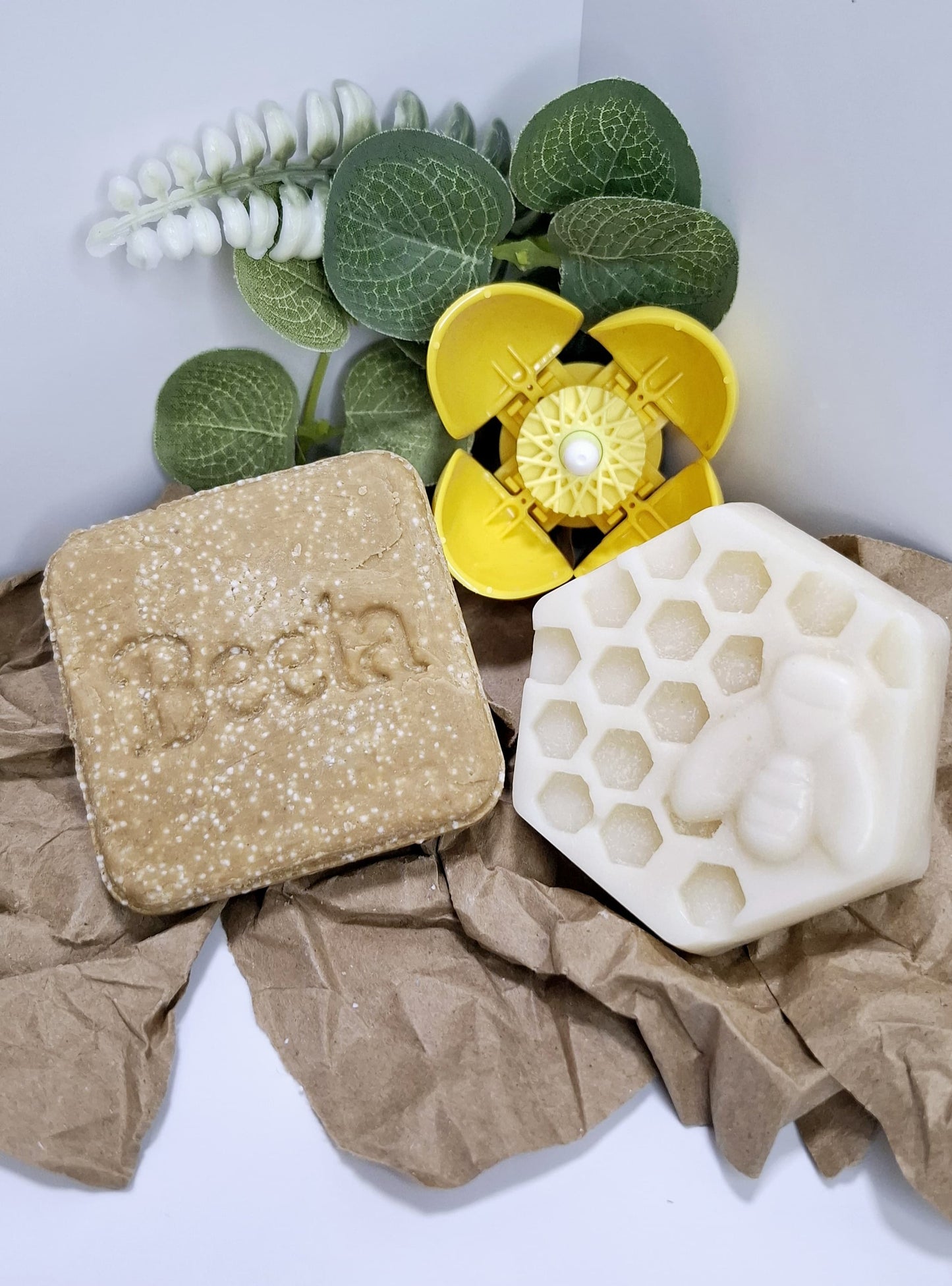 🍯 Shampoo Sólido de Miel (80g) | Limpieza Suave y Nutritiva
